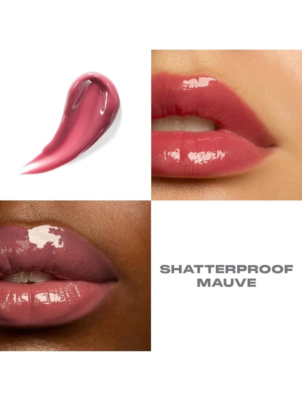 Morphe DripGlass Glazed Lip Gloss - Shatterproof Mauve